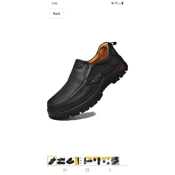 Venshine Shoes New Mens 2 Venshine Leather Walking Shoes Casual Loafers Slip On Memory Foam